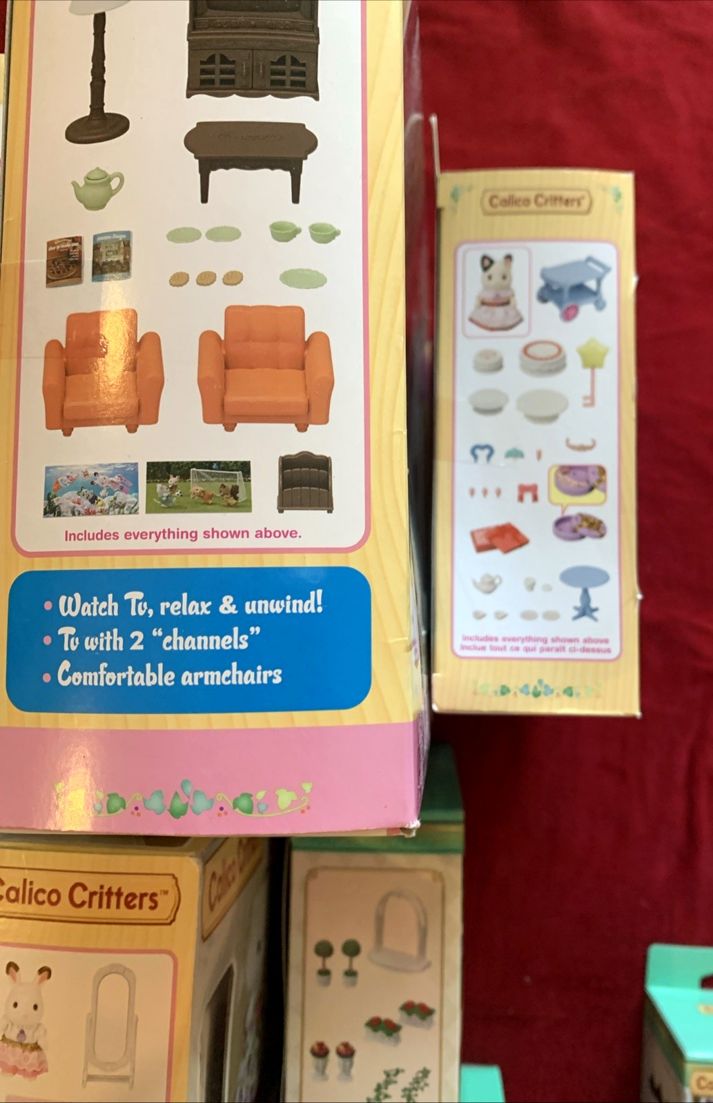 Calico Critters Accessories Furniture Epoch Sylvanian Family, Sold Individually