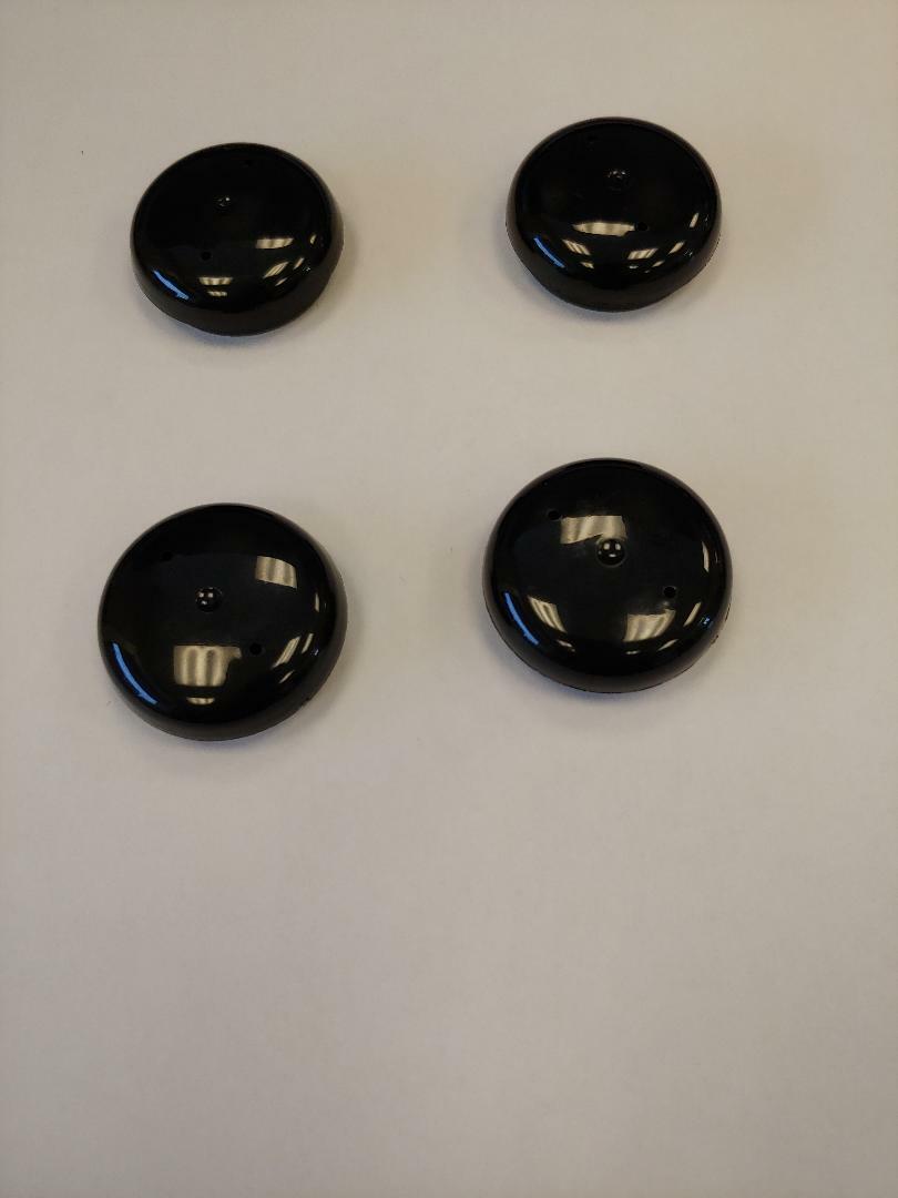 20 Deluxe Plastic Wrought Iron Patio Chair Leg Inserts Cups Glides Caps