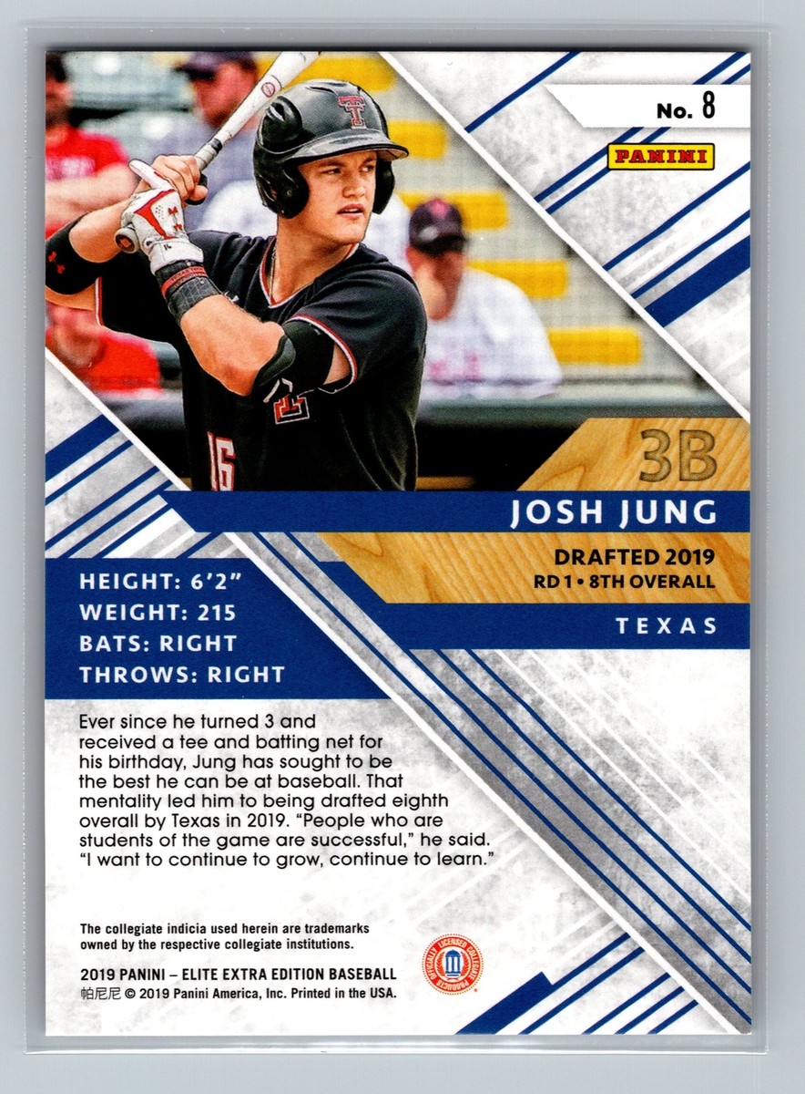 スポーツ選手 2019 ELITE EXTRA EDITION josh jung auto 2019