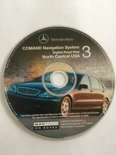2000 01 02 2003 MERCEDES  S CLASS  NAVIGATION CD Q 6 46 0111 NORTH CENTRAL USA🟠