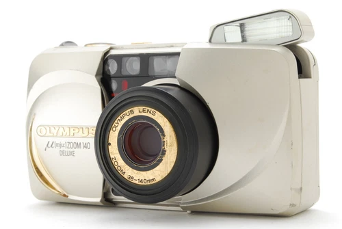 [Near MINT-] Olympus μ mju Zoom 140 DELUXE Point & Shoot Camera From JAPAN
