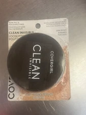 Covergirl-Clean Invisible  Loose Powder - 130 TRANSLUCENT MEDIUM WARM-NEW