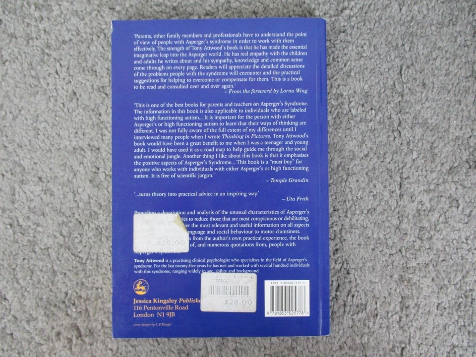 Asperger's Syndrome: A Guide for Parents and Professionals Dr Anthony Attwood - Image 2 of 4