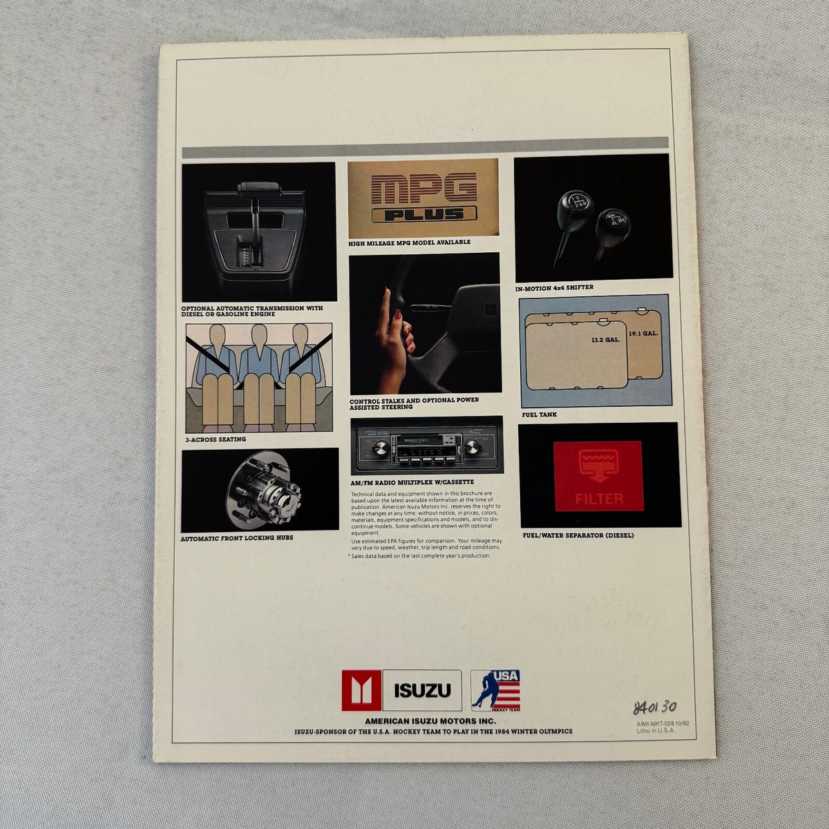 1983 Isuzu Pickup Truck Sales Brochure Catalog 4x4 | eBay