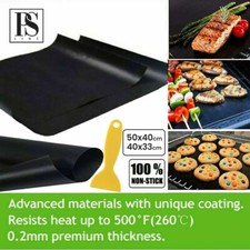 Revestimiento de horno universal de alta resistencia alfombrilla antiadherente hoja reutilizable cocina barbacoa Reino Unido