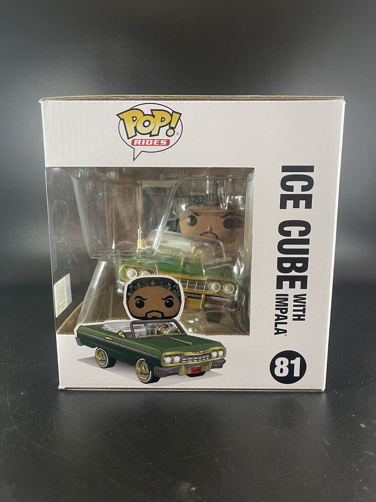 Figurine Funko Pop Ice Cube roule en Impala - Rappeur N°81