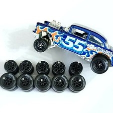 Custom Wheels Rr Rubber Tyres Tires 5 Sets 6 Spoke Black 164 Chevy Gasser Custom Wheels Rr Rubber Tyres Tires 5 Sets 6 Spoke Black 164 Chevy Gasser