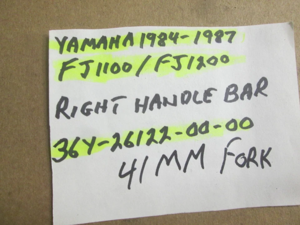 MANILLAR DERECHO YAMAHA 1984 - 1987 FJ1100 / FJ1200 36Y-26122-00-00 41 mm Foto 4 de 4