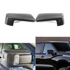For 2019-26 Chevy Silverado& GMC Sierra 1500 Carbon Fiber Side Mirror Cover Trim