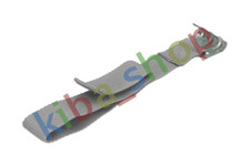 CURTAIN BELT GREY LENGTH 65CM WITH RIBBED HOOK