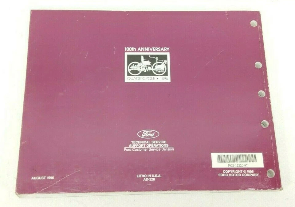 Mercury Voyager 1997 diagramas de cableado de fábrica originales manual de taller #F5 Foto 2 de 3