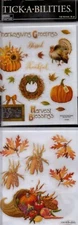 The Paper Studio Stickabilities THANKSGIVING Themed Stickers~U Choose!Quick Ship