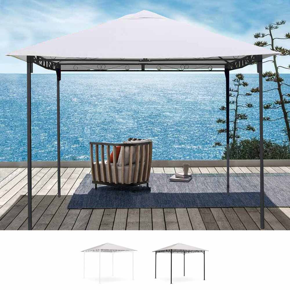 Cenador 3x3 metros para jardín de acero Style uv