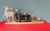 Adventskerzenhalter Advent Kerzenhalter Adventskranz Kranz Rentierschlitten