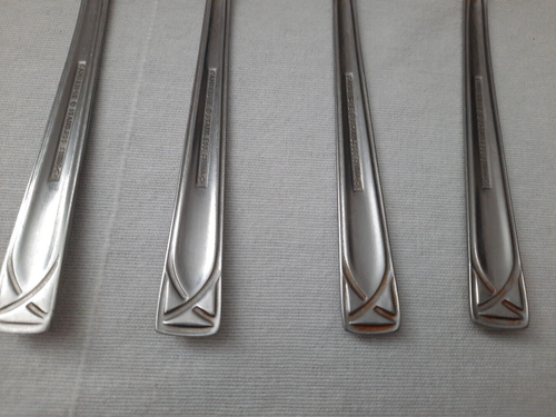 39 Pezzi Cambridge ~ Crossroad con Accento Oro Cucchiai Acciaio Inox Forchette Coltelli - Foto 14 di 24