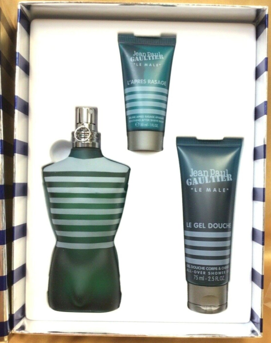 BPI Jean Paul Gaultier Le Male Men Set Eau de Toilette+Shower Gel+