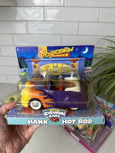 THE CHEVRON CARS toys 2001-2003 Lot of 4 Casey Coupe Hank Hot Rod NIB - Picture 2 of 19