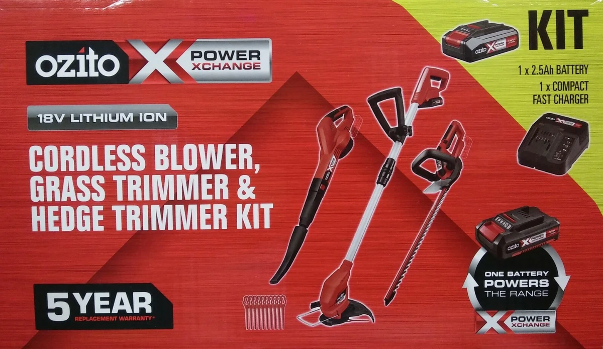 Ozito blower and trimmer kit outlet