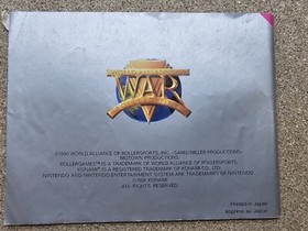 ROLLERGAMES Roller Games Nintendo NES 8-BIT MODE D'EMPLOI NOTICE-FRA C9