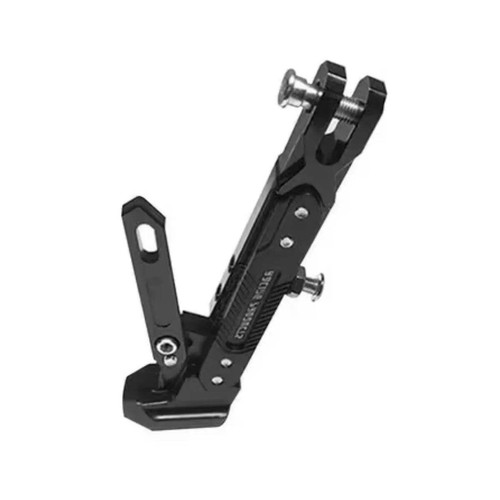 Motorbike Bicycle Adjustable Metal Foot Side Stand Motorcycle Kickstand Kick Bra