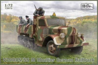 IBG 72073 1:72 V3000S/SS M Maultier German Halftrack Plastic Model Kit