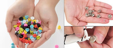 Brooch Back Silicone Rubber or Metal Clasp Tie Pin Base Badge Various Colours