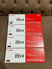 Canon 055H High Yield Toner Cartridge Set CYAN MAGENTA YELLOW BLACK