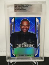 ANTHONY ANDERSON 2021 LEAF METAL POP CENTURY PRISMATIC BLUE 1/1 *13851