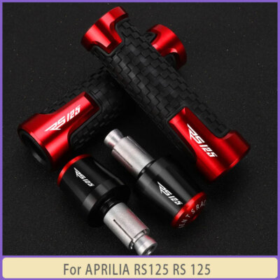 For APRILIA RS125 RS 125 Motorcycle CNC Handlebar Grip Handle Bar End Cap  NEW