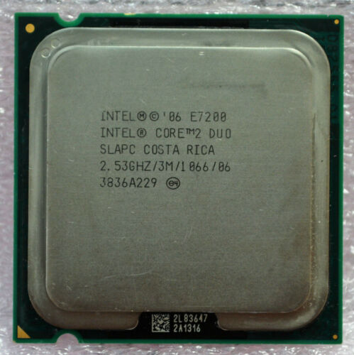 Uithoudingsvermogen Amuseren Mos Intel Core 2 Duo 7200 SLAPC CPU Processor 2.53GHz 3MB LGA775 Desktop E7200  | eBay