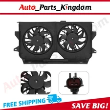 Radiator Condenser Cooling Fan Assembly For 2005-2007 Chrysler Town & Country
