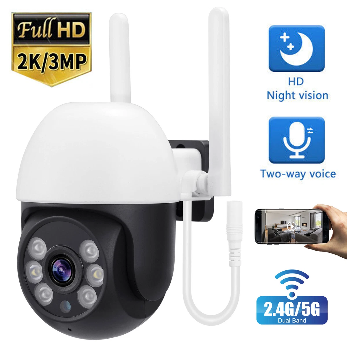 outdoor waterproof smart wifi camera