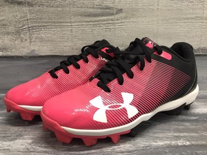 pink youth cleats