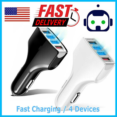 Port USB Fast Car Charger PD Adapter for Samsung iPhone