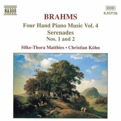 BRAHMS / MATTHIES / KOHN - FOUR HAND PIANO MUSIC 4 NEW CD
