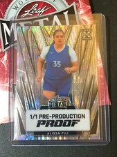 2024 Women of Sport ALISSA PILI Silver Pulsar RC #1/1 UTES 🏀 Minnesota LYNX