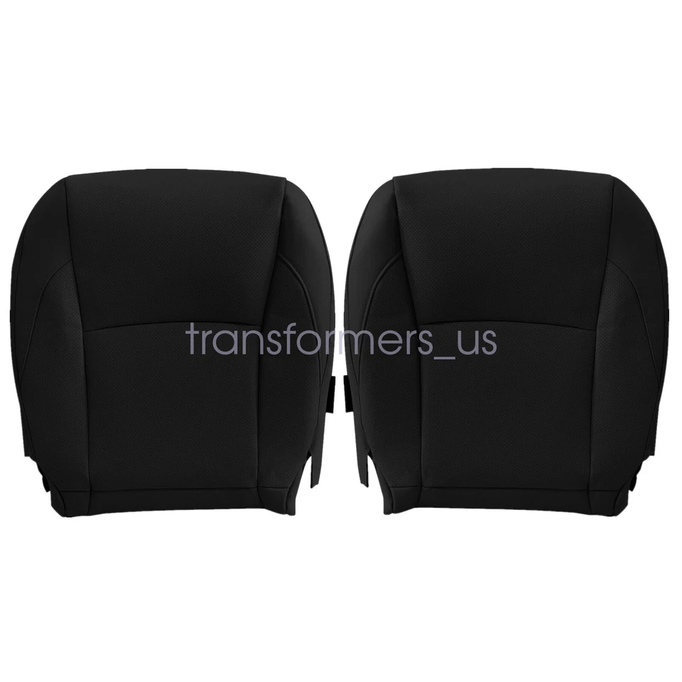 For 2007-2012 LEXUS ES350 Front Both Side Leather Perforated Seat Cover Black US - Image 3 of 4