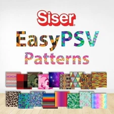 Siser EasyPSV Adhesive Patterns 12" x 12" Sheet **FREE SHIPPING**