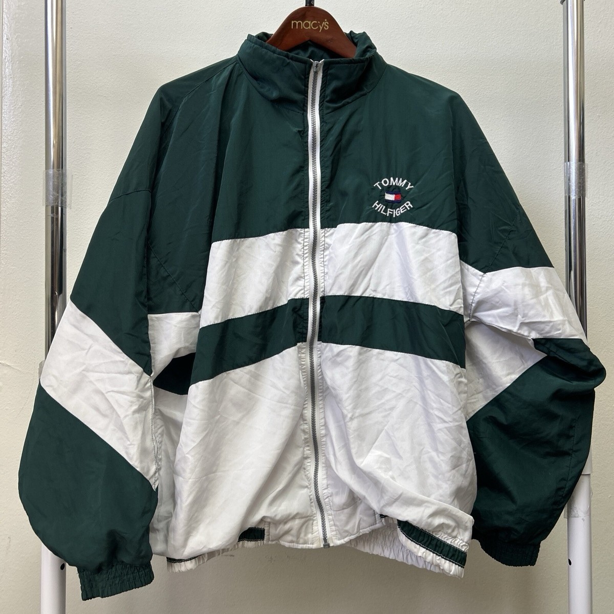 Vintage Tommy Hilfiger - Tommy Jeans - Men's Green/white