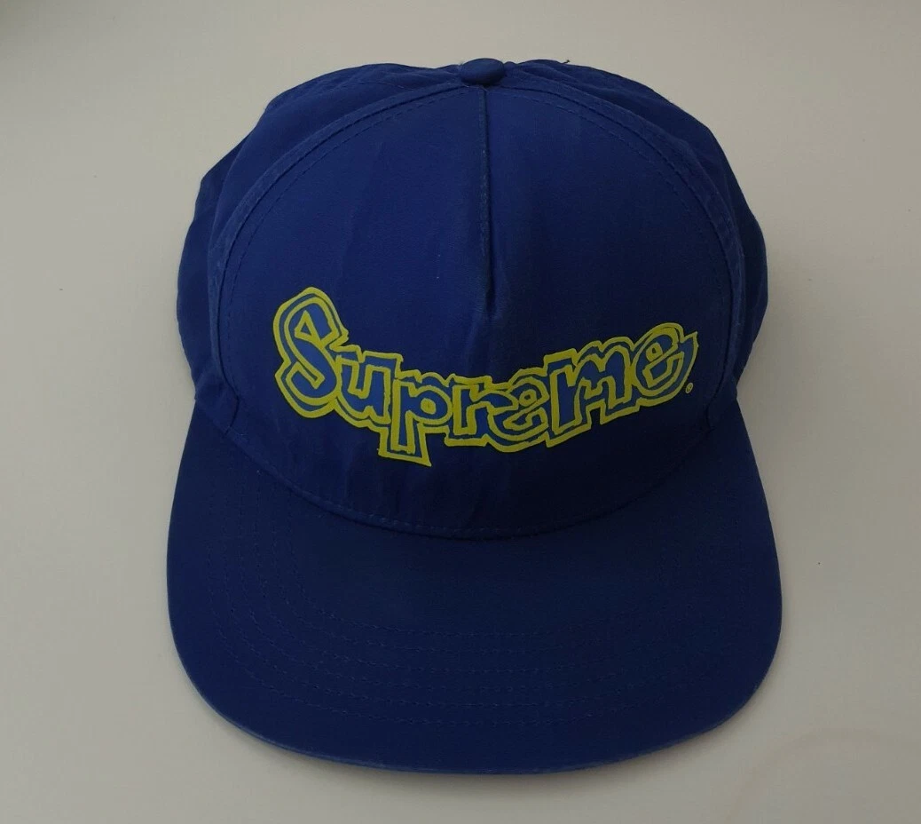 SS09 Supreme x Starter Gonz logo 5 panel cap blue hat vintage Gonzales 2009 Rare
