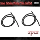 2x Black 39" Inner Fairing Trim Seal Fit For Harley Touring Electra Street Glide