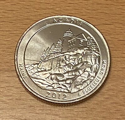 USA: Acadia National Park Quarter 2012, Maine, Mint S - Bild 1 von 2