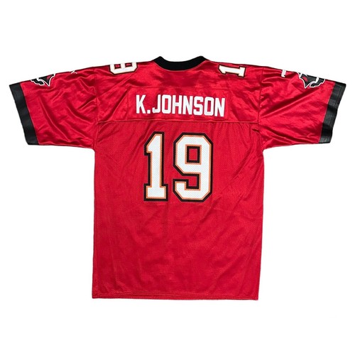 Vintage Keyshawn Johnson Tampa Bay Buccaneers Puma Jersey Size Mens Large - Picture 2 of 6