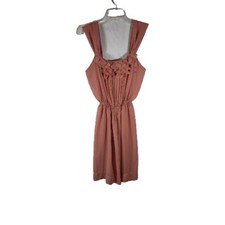 Max Studio Specialty Products Size Medium Rose Color Halter Top Dress Tea Party
