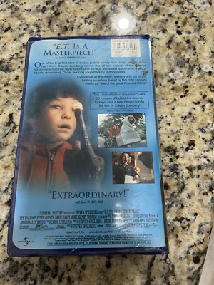 E.T. The Extra-Terrestrial (VHS, 2002, 20th Anniversary Limited