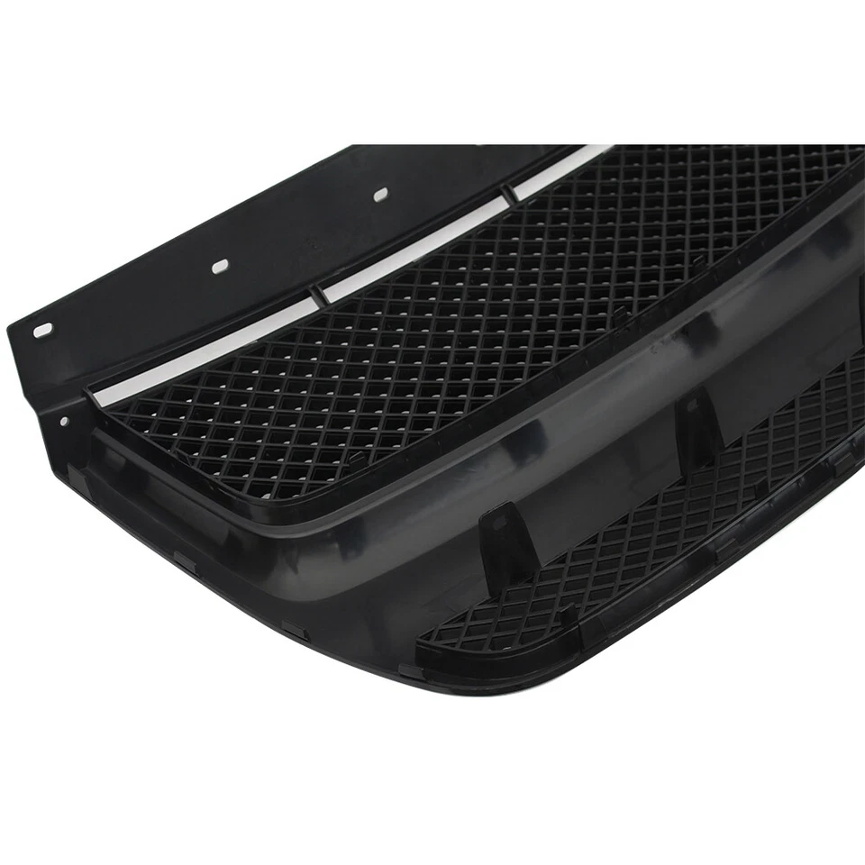 For 2006-10 Ford Explorer Sport Trac Gloss Black 2PCS Front Grille Hood Molding Foto 4 de 4