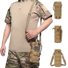 Military Molle Water Pouch Carrier Bag Hiking Tactical Water Bottle Pouch Holder