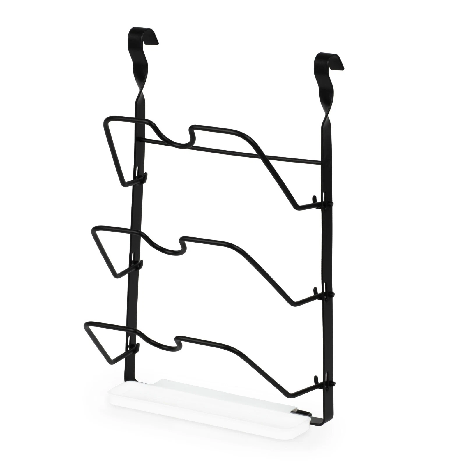 LIVIVO Saucepan Lid Rack Black Wall Mounted Kitchen Organiser Storage Shelf
Opens in a new window or