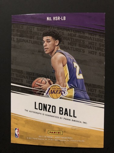 正式的 Auto RC 25シリ Panini ロンゾボール Ball Lonzo その他 - www