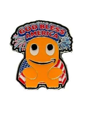 God Bless America 4th of July Veteran's Memorial Day Amazon Peccy Pin